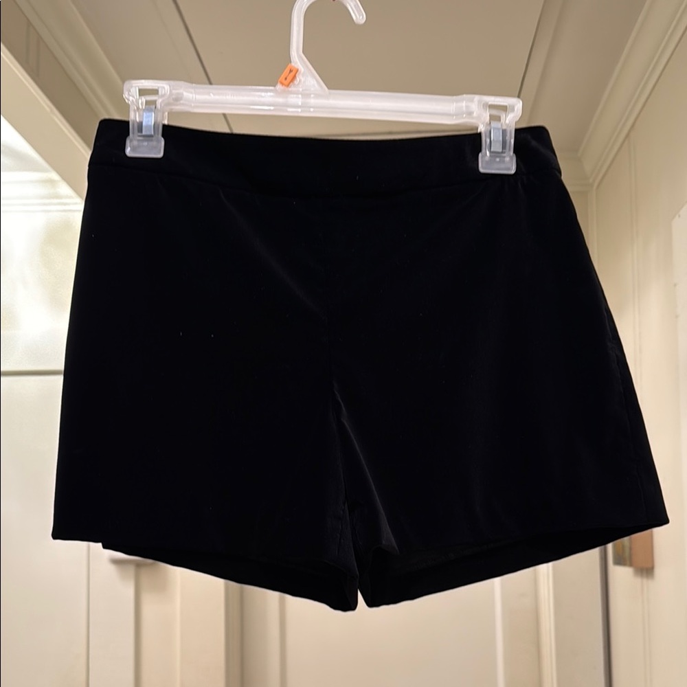 Alice + Olivia Midnight Black Bike Shorts